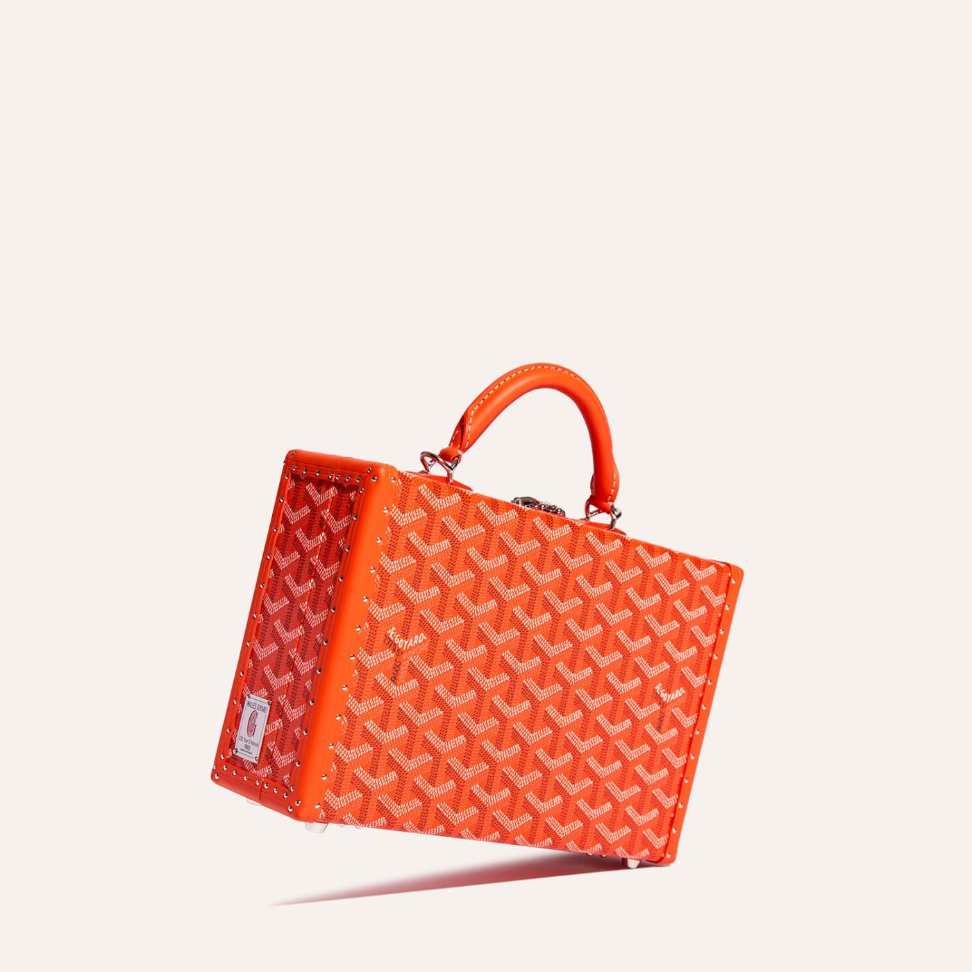 Goyard Grand Hôtel Trunk Bag Orange - Image 3